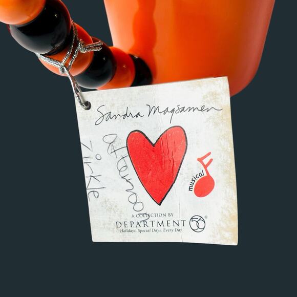 2 Dept 56 Halloween Mugs Spooky Cat Smiley JOL Make Soft Creepy Sounds - Picture 4 of 12